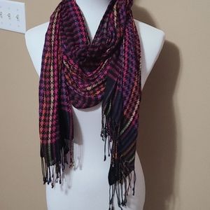 Christopher and Banks multi colored scarf. Long.